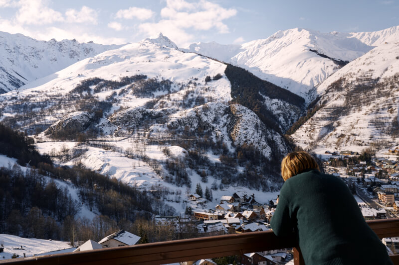 Vue sur le centre village depuis l'appartement
